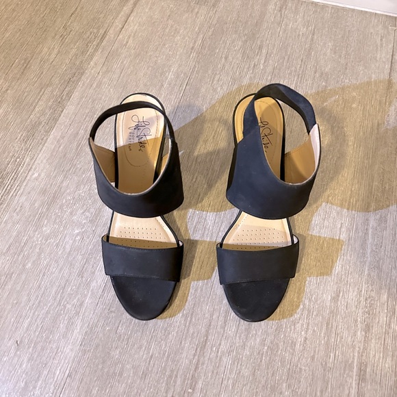 Life Stride Soft System Black Sandal - Picture 3 of 4